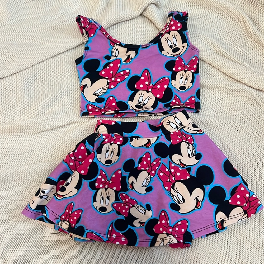 Wild Rich Kids Skirted leotard 2 piece 3/4